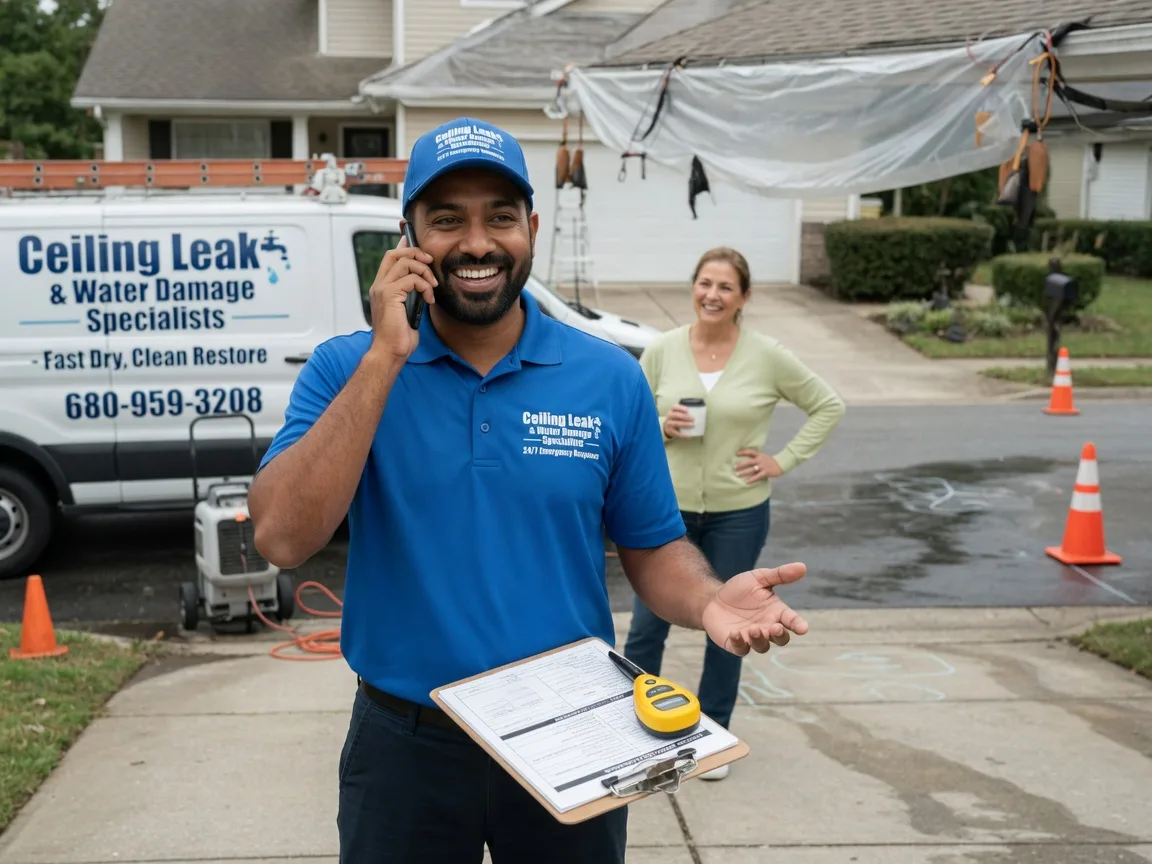 Ceiling Leak Cleanup Little Plymouth, VA FAQs